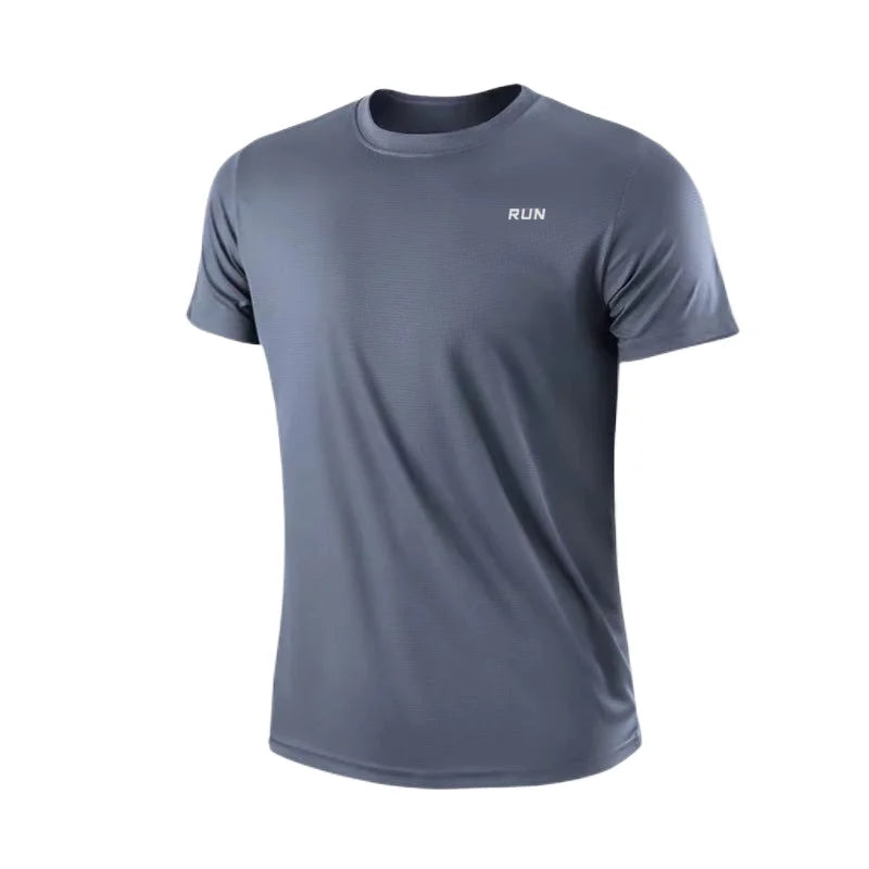 VELOX løbe- og trænings t-shirt — GRÅ — performance sportstøj