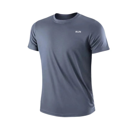 VELOX løbe- og trænings t-shirt — GRÅ — performance sportstøj