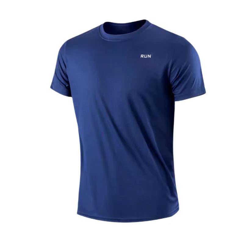 VELOX løbe- og trænings t-shirt — Blå — performance sportstøj
