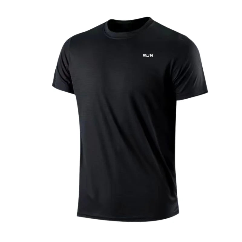 VELOX løbe- og trænings t-shirt — sort — performance sportstøj