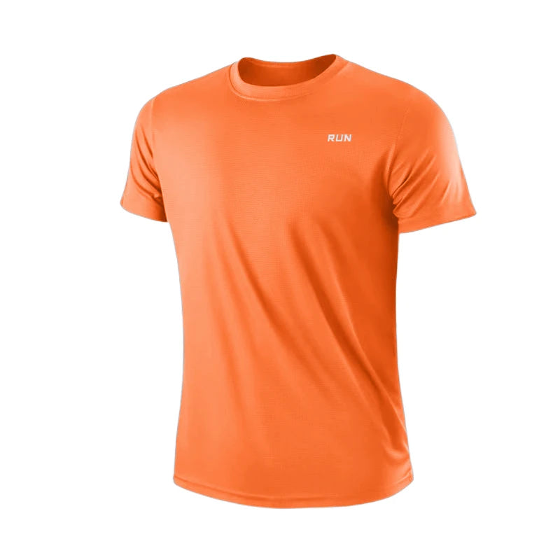 VELOX løbe- og trænings t-shirt — orange — performance sportstøj