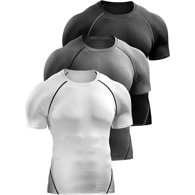 VELOX elastisk sports t-shirt til mænd  — træning og løb"